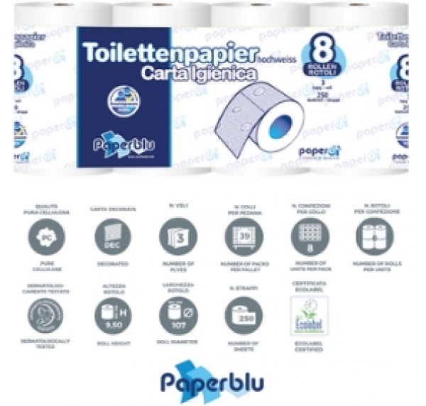 Toilettenpapier 3-lagig